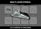 Star Wars Ship Multi Layer Stencil