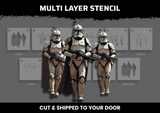 Star Wars Clone Multi Layer Stencil