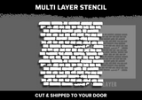 Brick 2 Multi Layer Stencil