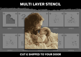 Jesus and Baby Multi Layer Stencil