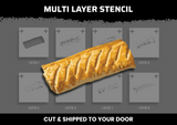 Sausage Roll Multi Layer Stencil