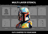 Boba Fett Multi Layer Stencil