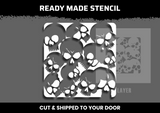Skull 3 Multi Layer Stencil