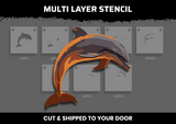Dolphin Multi Layer Stencil