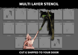 Wicked Character Multi Layer Stencil