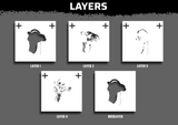 DJ Camel Stencil Files - Digital Download
