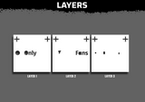 Only Fans Logo Multi Layer Stencil