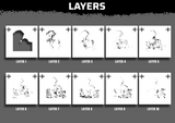 Jesus and Baby Stencil Files - Digital Download