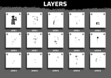 Lego Artist Stencil Files - Digital Download