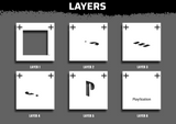 PlayStation Logo Stencil Files - Digital Download