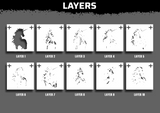 Timothy's Golden Retriever Stencil Files - Digital Download