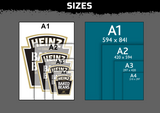 Heinz Beans Logo Multi Layer Stencil