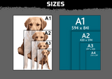 Timothy's Golden Retriever Multi Layer Stencil