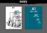 Easy Greyscale Lion Multi Layer Stencil