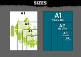 Apple and Android Multi Layer Stencil