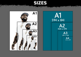 50 Cent Multi Layer Stencil