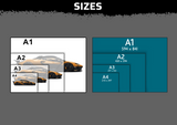 McLaren Car Multi Layer Stencil