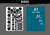 Honeycomb Pattern Multi Layer Stencil