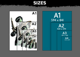 Green Ranger Multi Layer Stencil