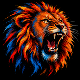 Bespoke Stencil For Steel - Parrot Logo and Lion