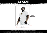 50 Cent Multi Layer Stencil