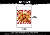 KFC Chicken Multi Layer Stencil