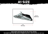 Star Wars Ship Multi Layer Stencil