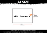 McLaren Logo Multi Layer Stencil