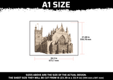Cathedral Multi Layer Stencil