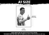 Sunderland Player Multi Layer Stencil