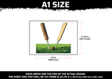 Cricket Bats Multi Layer Stencil