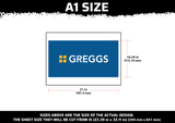 Greggs Logo Multi Layer Stencil