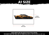 McLaren Car Multi Layer Stencil