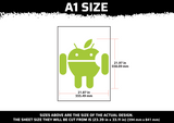Apple and Android Multi Layer Stencil