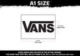 Shoe Logo Multi Layer Stencil