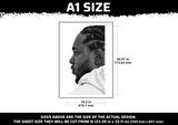 Kendrick Lamar Multi Layer Stencil