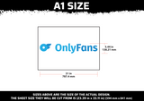 Only Fans Logo Multi Layer Stencil