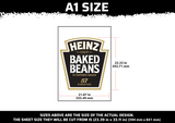 Heinz Beans Logo Multi Layer Stencil