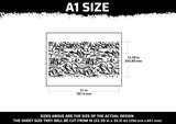 Graffiti 3 Multi Layer Stencil