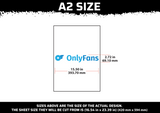 Only Fans Logo Multi Layer Stencil