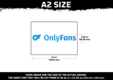 Only Fans Logo Multi Layer Stencil