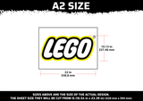 Lego Logo Multi Layer Stencil