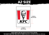 KFC Logo Multi Layer Stencil