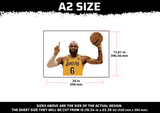 Lebron James Multi Layer Stencil