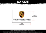 Porsche Logo Multi Layer Stencil