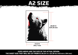 Wolf Head Multi Layer Stencil