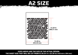 Brick 2 Multi Layer Stencil