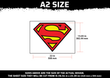 Superman Logo Multi Layer Stencil