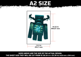 Minecraft Warden Multi Layer Stencil
