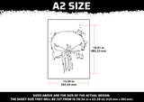 Skull 1 Multi Layer Stencil